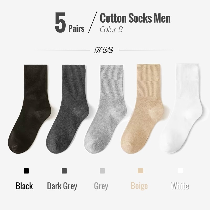 5 Pairs Color B