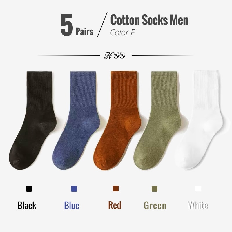 5 Pairs Color F
